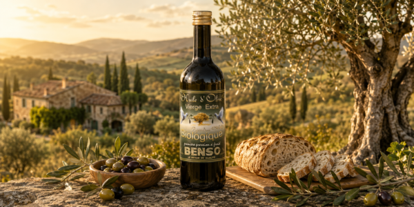 Bottle-Extra-Virgin-Organic-Olive-Oil-75cl Huile d'olive biologique Benso - 75 cl
