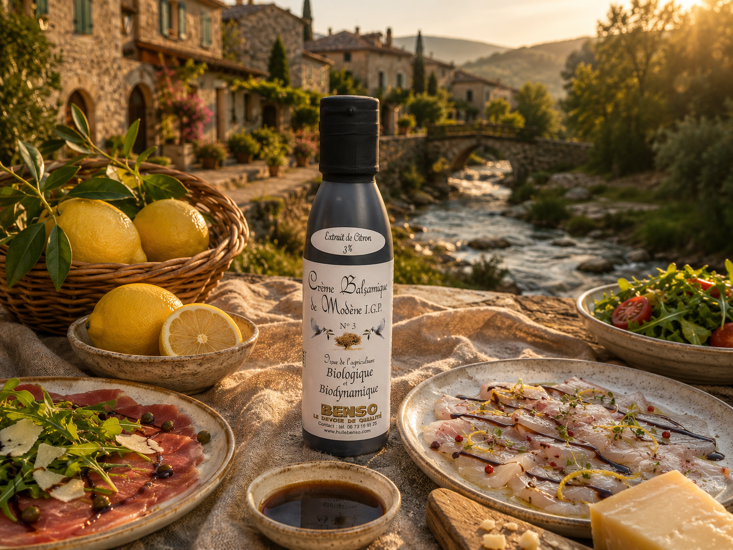 Lemon-Organic-Biodynamic-Balsamic-Cream-150ml Crème balsamique bio et bio-dynamique au citron - 150 ml