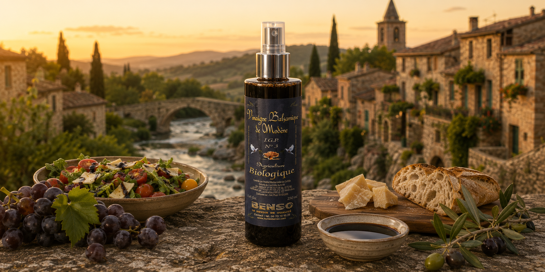 Spray vinaigre balsamique rouge biologique - 250ml