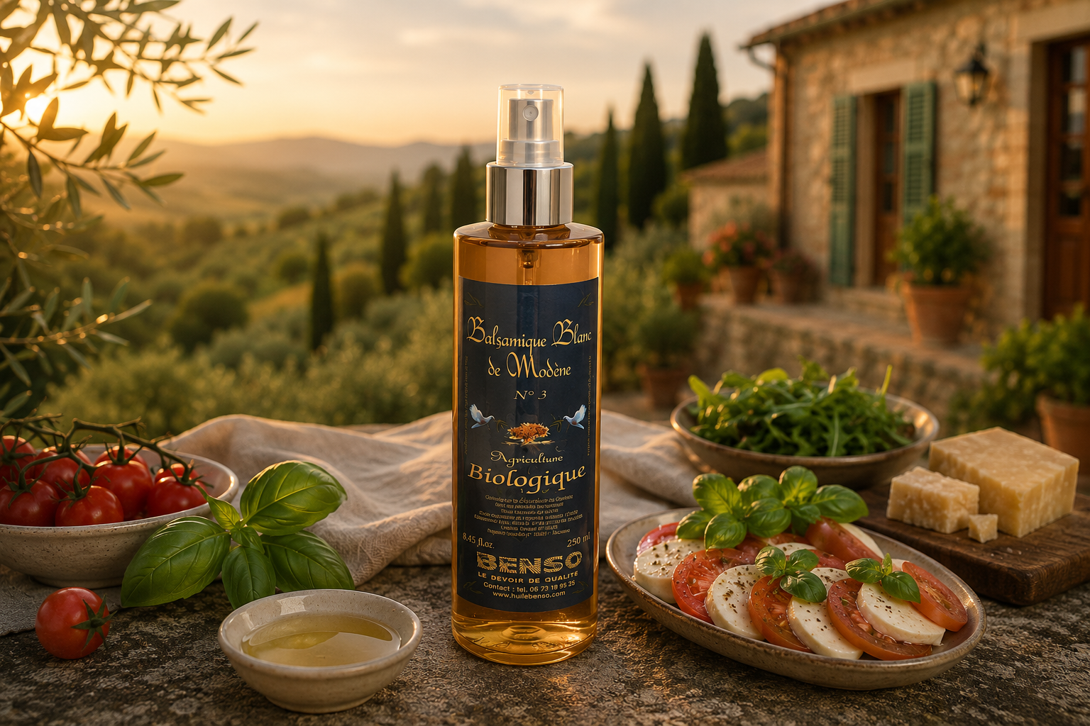 White-Organic-Balsamic-Vinegar-Spray-250ml Spray vinaigre balsamique blanc
