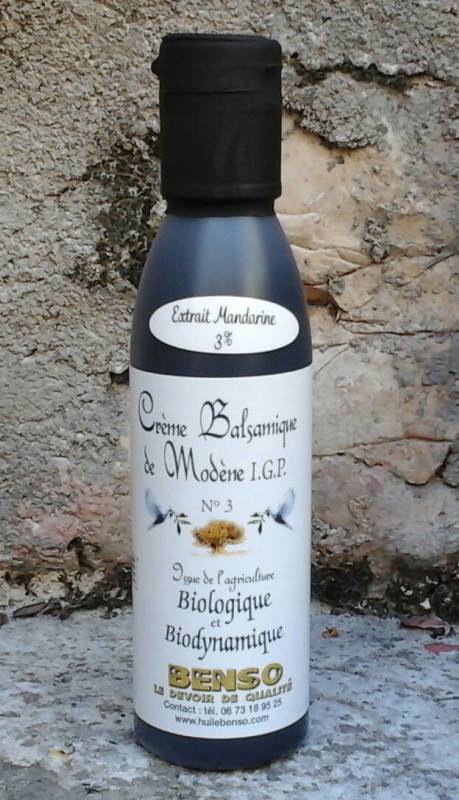 Crème balsamique biologique et bio-dynamique à la mandarine - 150 ml