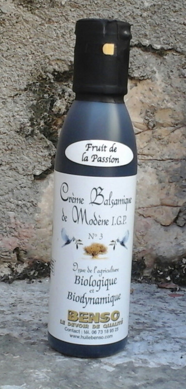 Crème balsamique biodynamique aux fruits de la passion - 150 ml