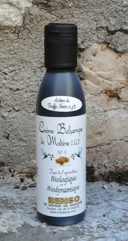 Crème balsamique bio et bio-dynamique aux truffes - 150 ml