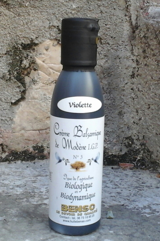 Crème balsamique bio et biodynamique à la violette - 150 ml